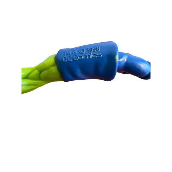 1998 DC Comics Martian Manhunter Action Figure Hasbro Green Red Blue Boots 5" - Picture 4 of 5